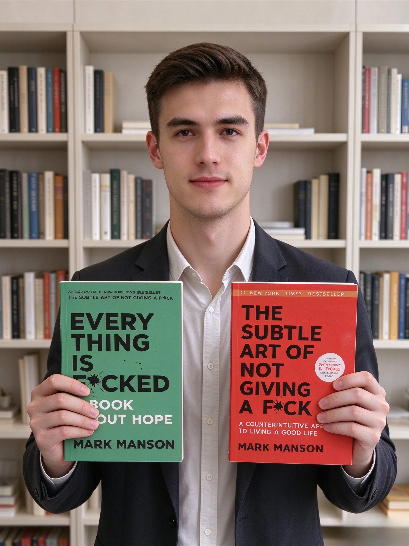 Mark Manson, author of Self-Management, Stress Reduction Books, Books on Improving Self-Management and Stress Reduction