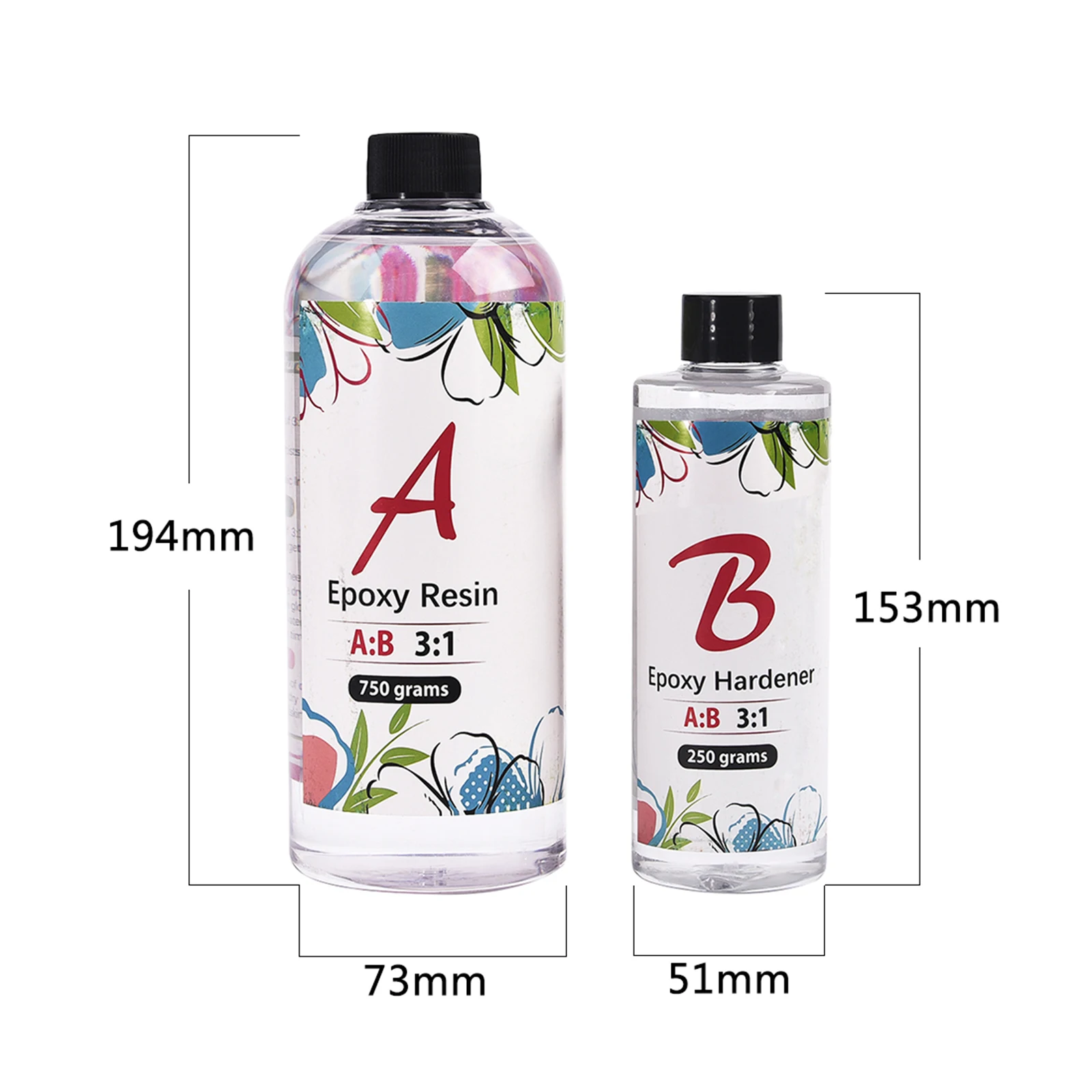 High Definition Transparent 3:1AB Resin Epoxy Adhesive DIY Resin Jewelry Making Accessories Art Craft Casting Resin Glue Drop