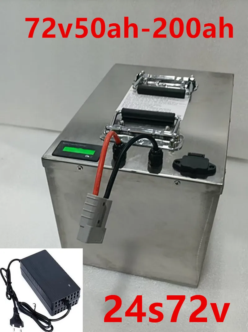 

72V 50Ah 60AH 80AH 100AH 120AH 150Ah 200AH LifePo4 Lithium Battery, Golf Cart, Electric Vehicle+Charger
