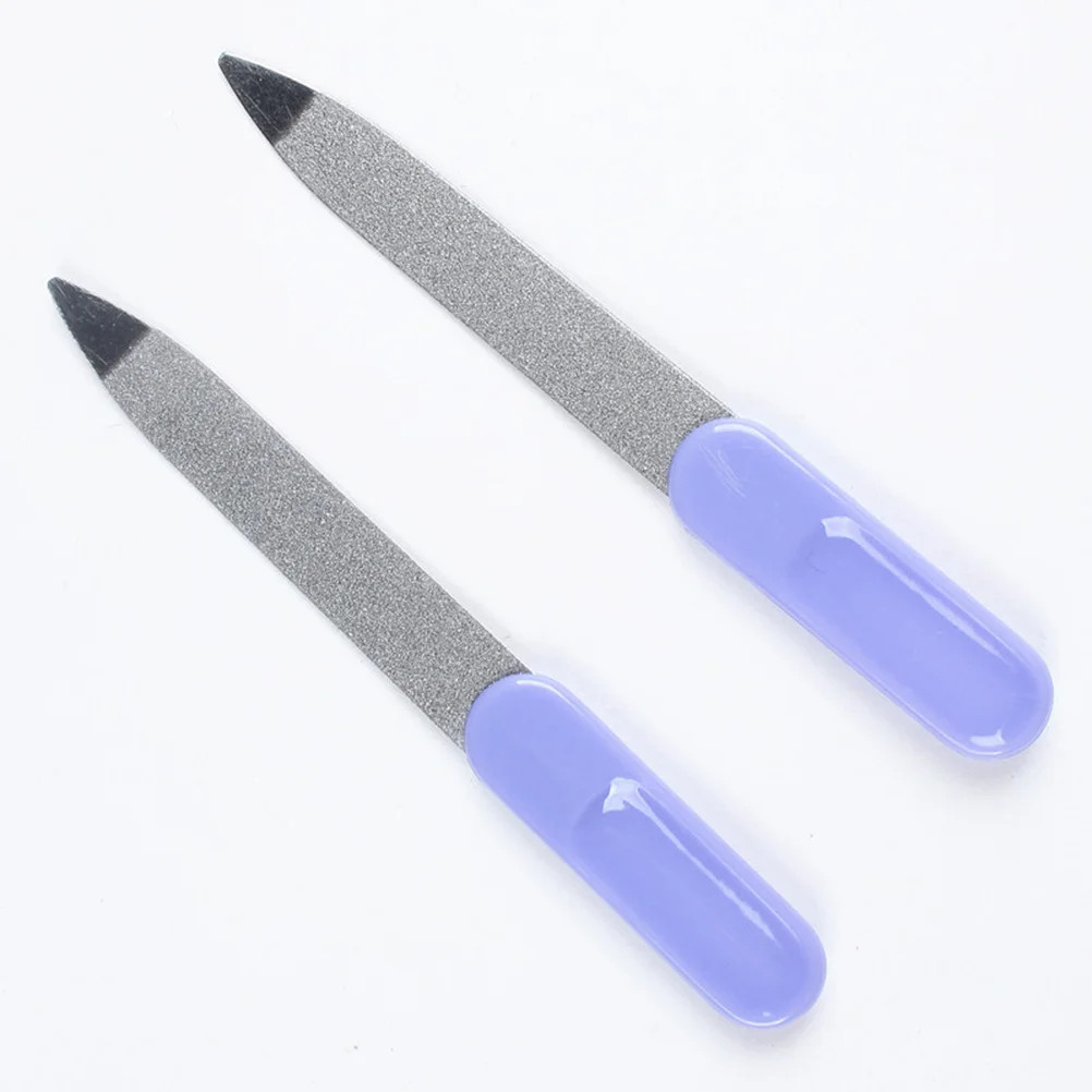 

Durable Nail File for Nial Stainless Steel Pretty Metallic Manicure Polisher Cuticle Buffer Women Professional Finger Care