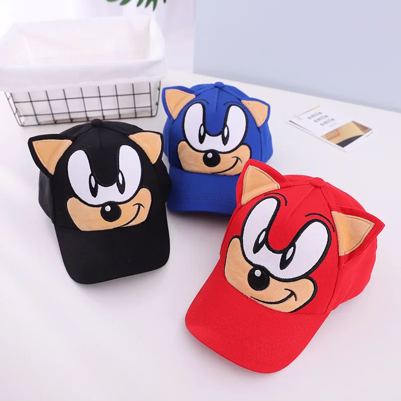 

Soniceds Cute Cartoon Design Kids Baseball Cap Summer Sun Hat for Baby Boys Girls Outdoor UV Protection Breathable Hat