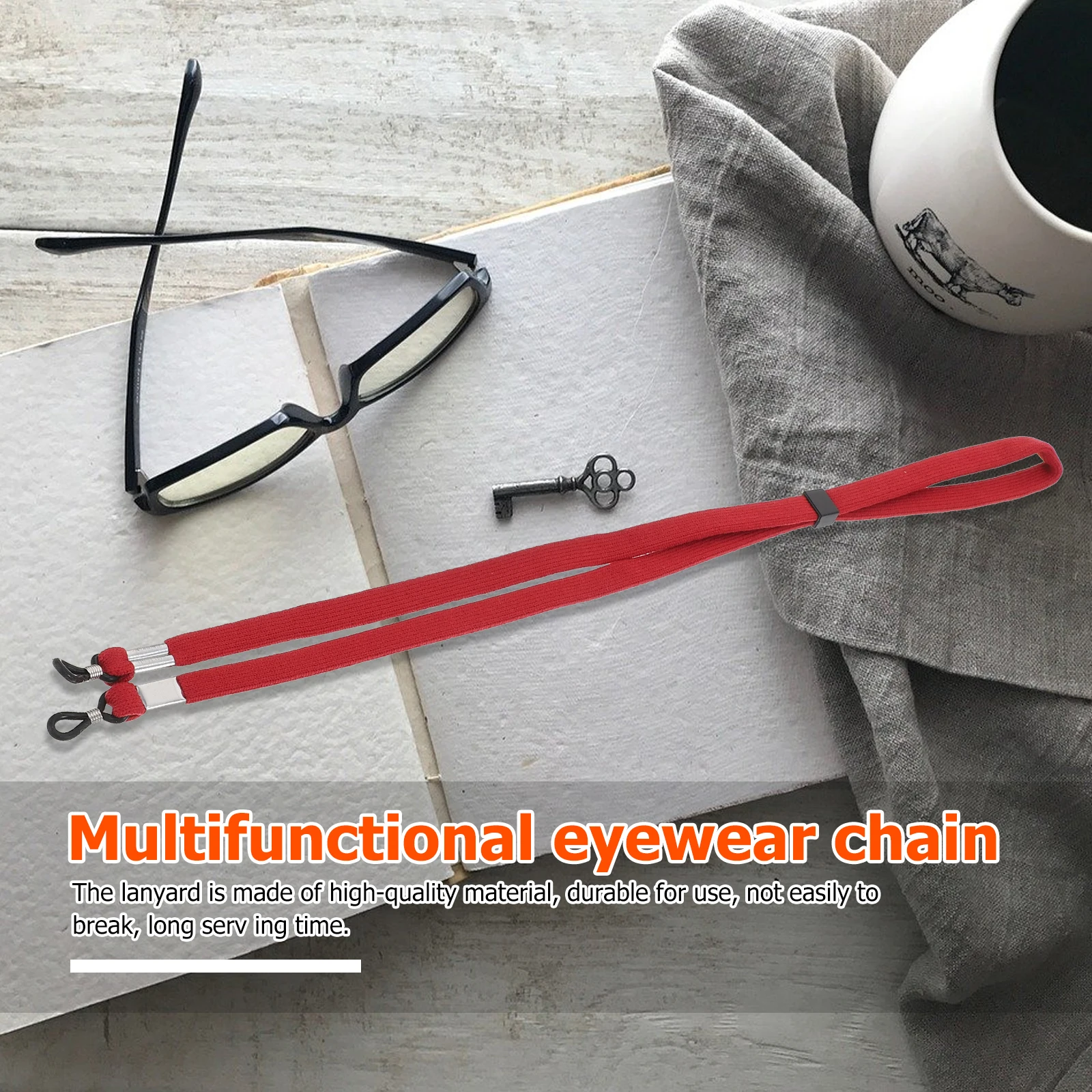 

4Pcs Glasses Rope Multi-Purpose Fashionable Comfort Fit Adjustable Strap for Eyewear Gauze Mask Outdoor Activities Essential