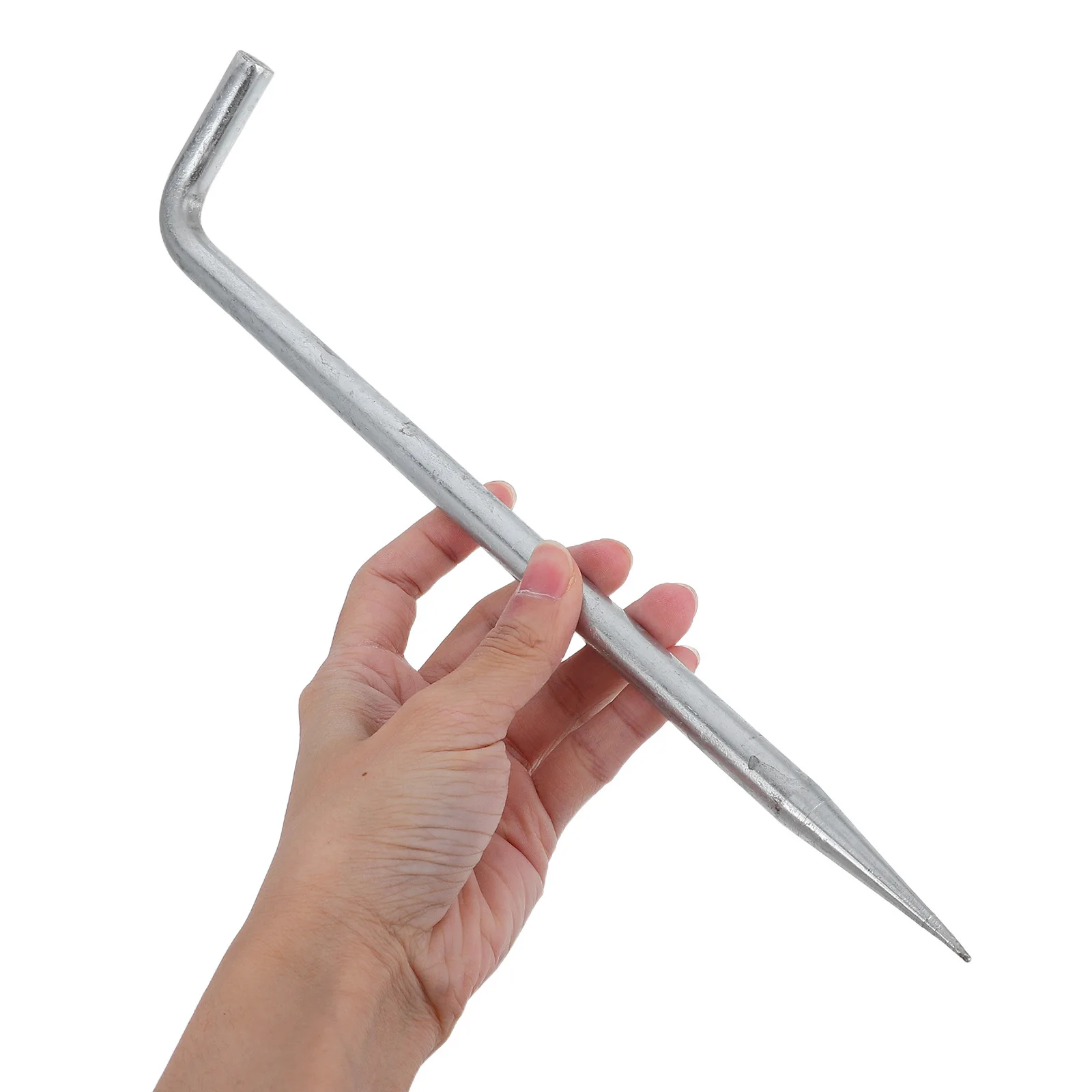 

Ground Rod Metal Earthing Stake For Protection L-Shaped Electrical Grounding Rod For Antennas Fences Instruments