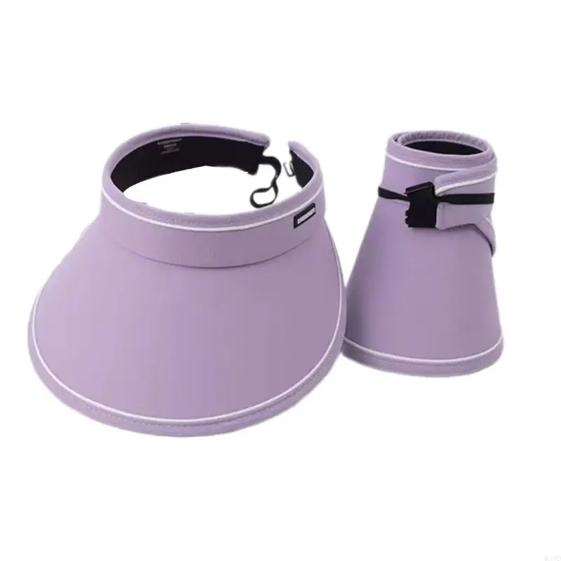 

Multiuse Sunproof Hat Open Top Wide Brims Hat for Hiking and Outdoor Activity