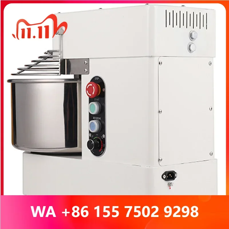 SD-15 Commercial Dough Mixer, Dual-Action Adjus-Speed Dough Mixer, 15L/6KG Commercial-Gr Baking /