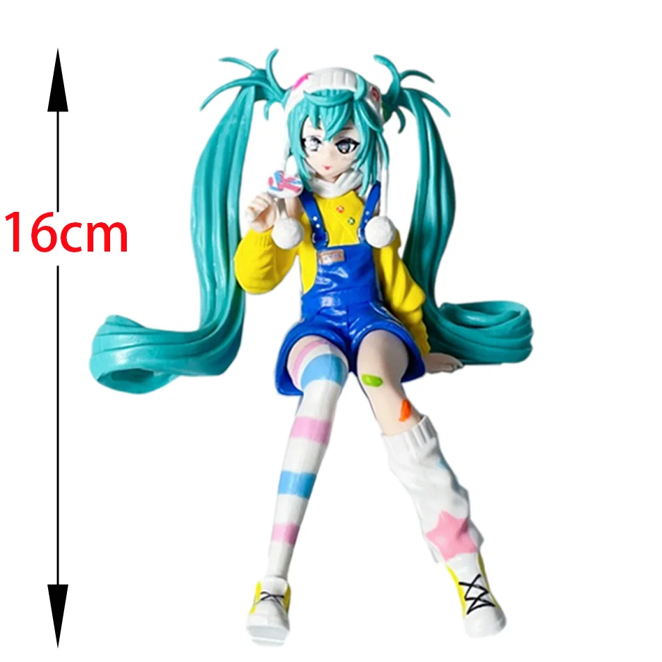 Figurine Miku – Statue Anime En PVC – Ballet Cygne, Robe Noire Ou Blanche – 19/20 Cm – Collection Et Décoration – Cadeau Fan