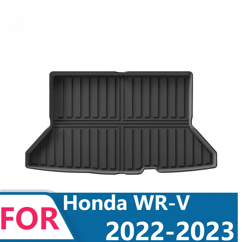 New Product Premium 3D TPE Rear Trunk Mat For Honda WR-V 2022-2023 Waterproof Custom Fit Cargo Liner SUV Accessories
