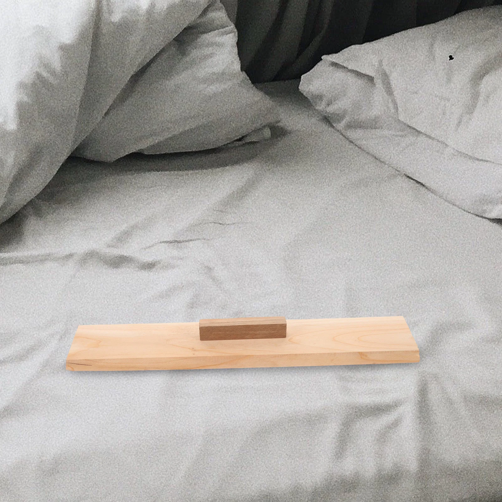 2개 접이식 이불 나무판 매끄러운 손잡이 깔끔한 이불 접기 훈련 도구 침실 가정용 정리 수납 유틸리티
