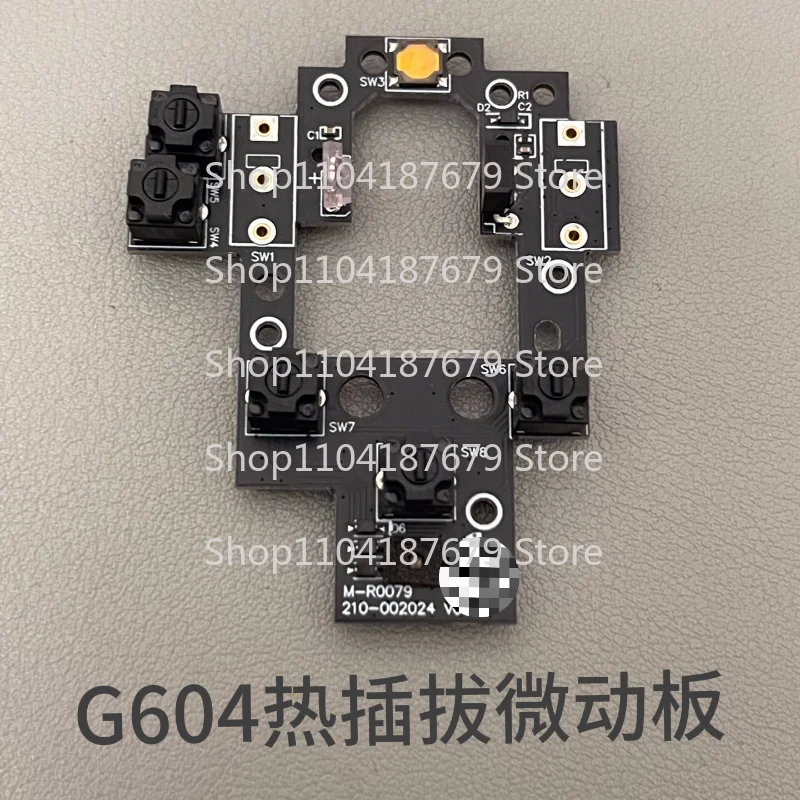 LLL  G604 Mouse Micro Switch Small Board, Left‑Right & Side Button PCB Repair Parts Compatible for Logitech G604