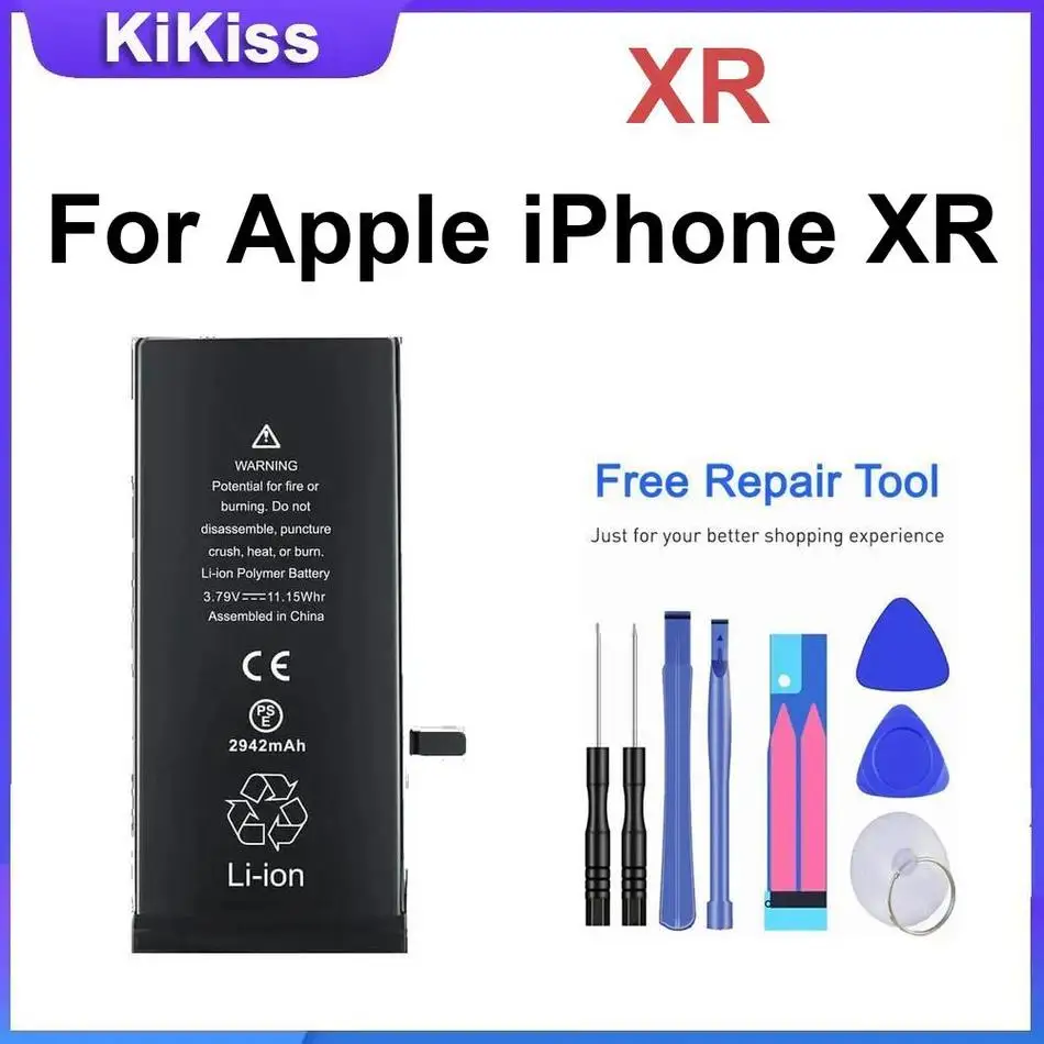 Baterías XR para Apple iPhone Repuesto para teléfono móvil 2