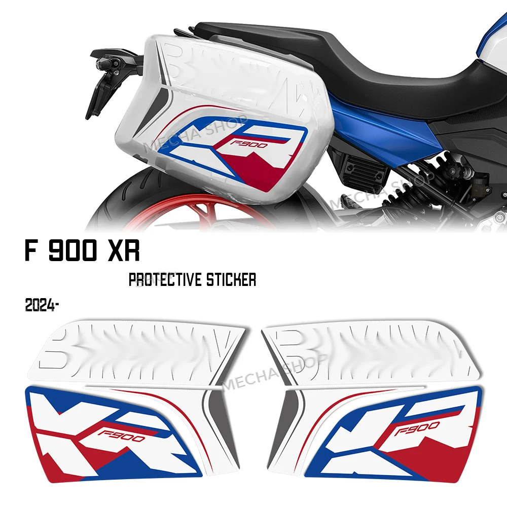 For F 900 XR F900XR 2024 2025 Motorcycles Luggage Cases Protective Sticker Side Case Pads Sticker Suitcase Decal
