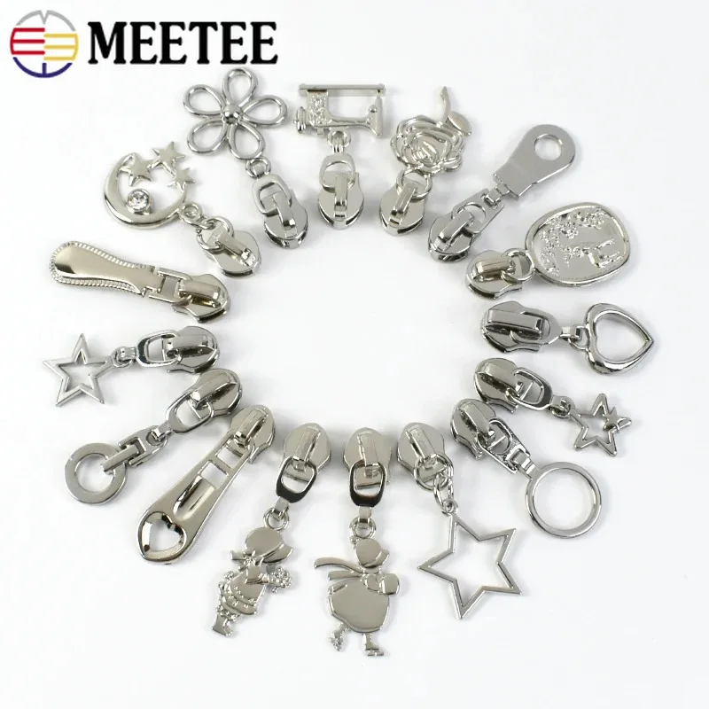 5# 5-20Pcs Metal Zi…