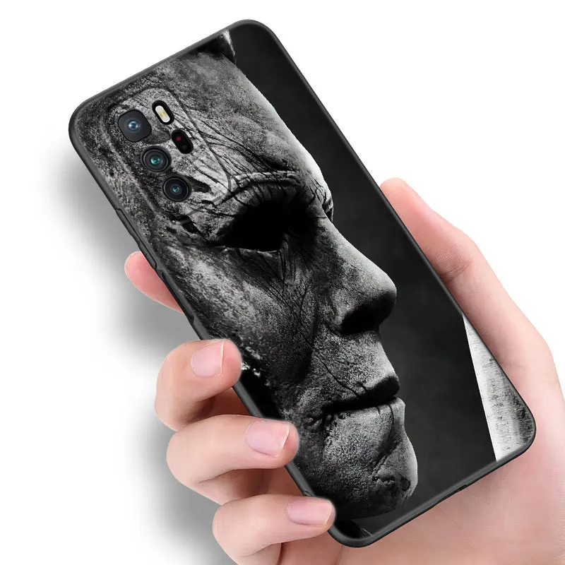 Horror Movie Halloween Black Silicone Phone Case For Xiaomi Redmi Note 9 10 11 11S 11T 12 13 Pro 5G Plus 9S 10S 12S