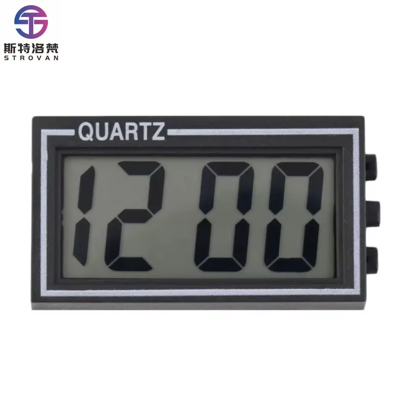 Lightweight Convenient Digital LCD Display Calendar Car Dashboard Electronic Digital Clock