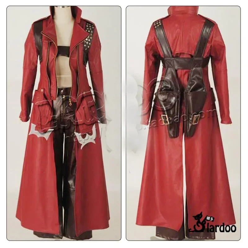 DMC 3 Dante Cosplay Leather Costume Halloween Cosplay Costume 11