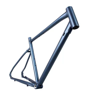 700C bicycle frame, aluminum alloy, disc brake, off-road, gravel frame with MTB fork, 700x2 0/28/28/35/38C, 470mm 520mm seat tube 7 Main Sales Bicycle Gravel - №1