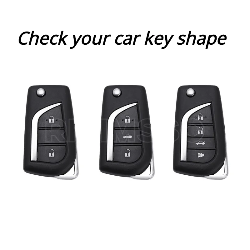 Tpu Car Key Protective Cover Remote Key Case for Toyota Yaris Rav4 Highlander Auris Avensis Aygo Scion TC IM 2015 2016
