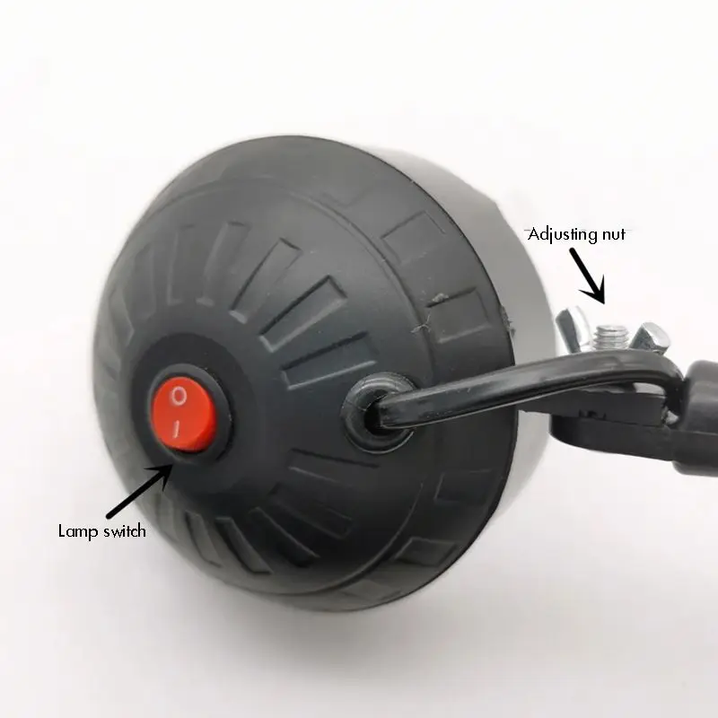 Luz de máquina de coser de 440mm de largo, luz LED magnética de 220V con 24 LED de 10 vatios, luz de trabajo de brazo de cuello de cisne Flexible para banco de trabajo