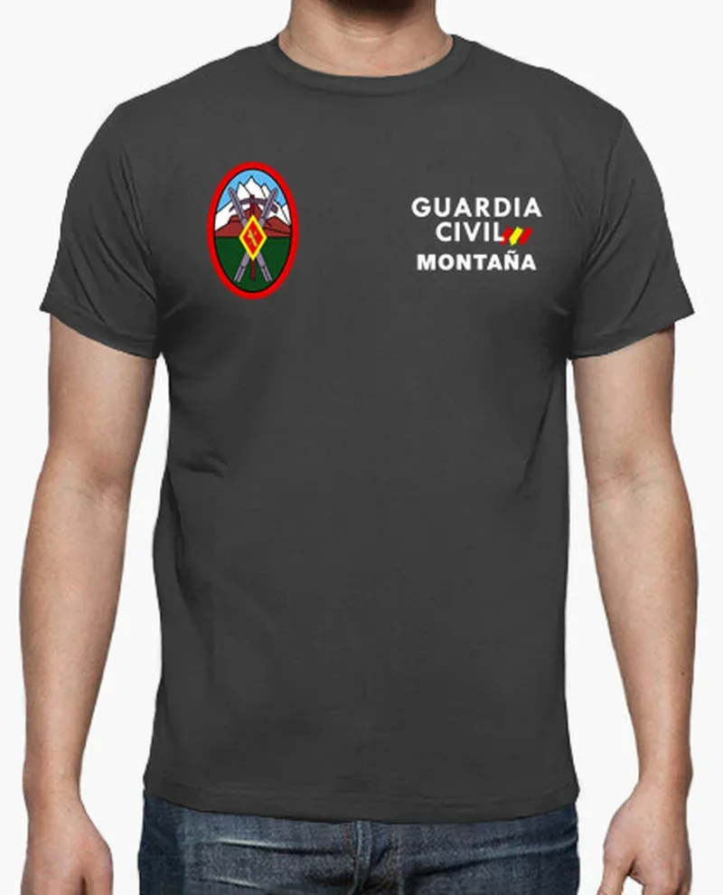 Spainsh Mountain Civil Guard MOD T-Shirt Summer Short Sleeve Casual 100% Cotton Men O-Neck Top Tees