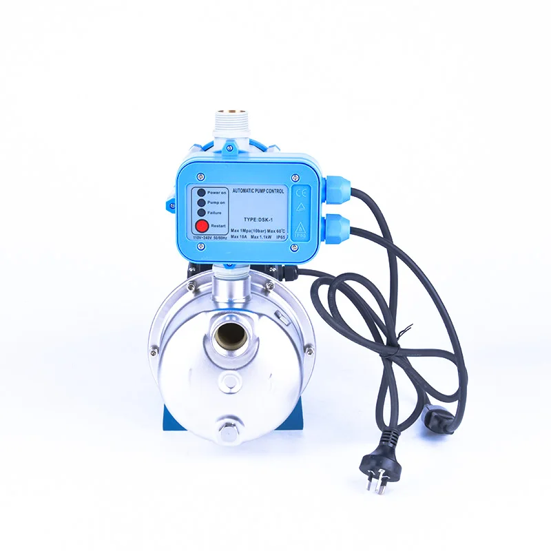 750 Watt Automatic Pressure Control Electric Self-Priming Jet Pump Food Grade Stainless Steel for Household Use