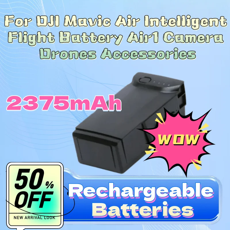 

Высококачественная аккумуляторная батарея 2375 мАч для дрона DJI Mavic Air, интеллектуальная полетная батарея, аксессуары для дронов Air1 с камерой