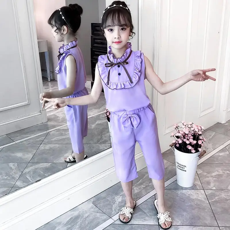 Children's Clothing Girls Set 2025 New Summer Fashion Two Piece Set for Girls Baby Girl Clothes 2 4 5 6 7 8 9 10 11 12 Years Old