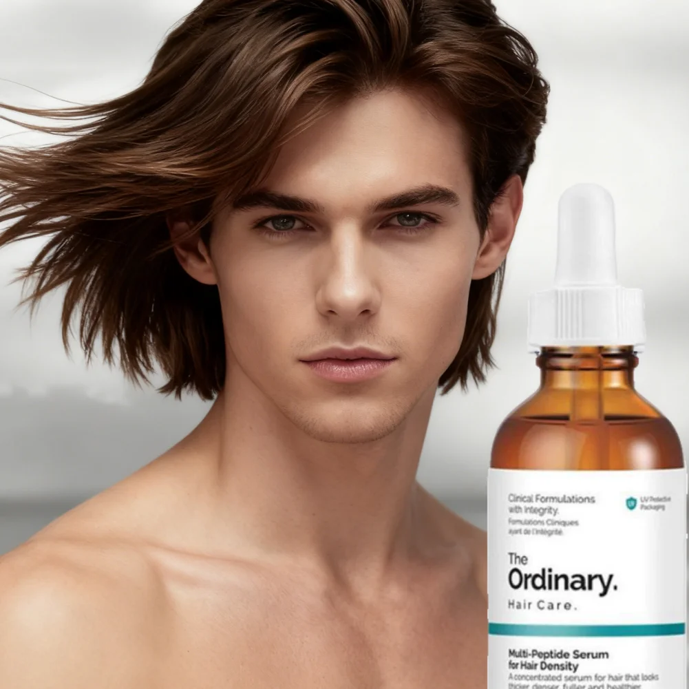 

﻿60ml Multi-peptides Serum Hair Care Essential Oil Natural Plant Essence Can Alleviate Hair Loss and Nourish Scalp for Man&Woman