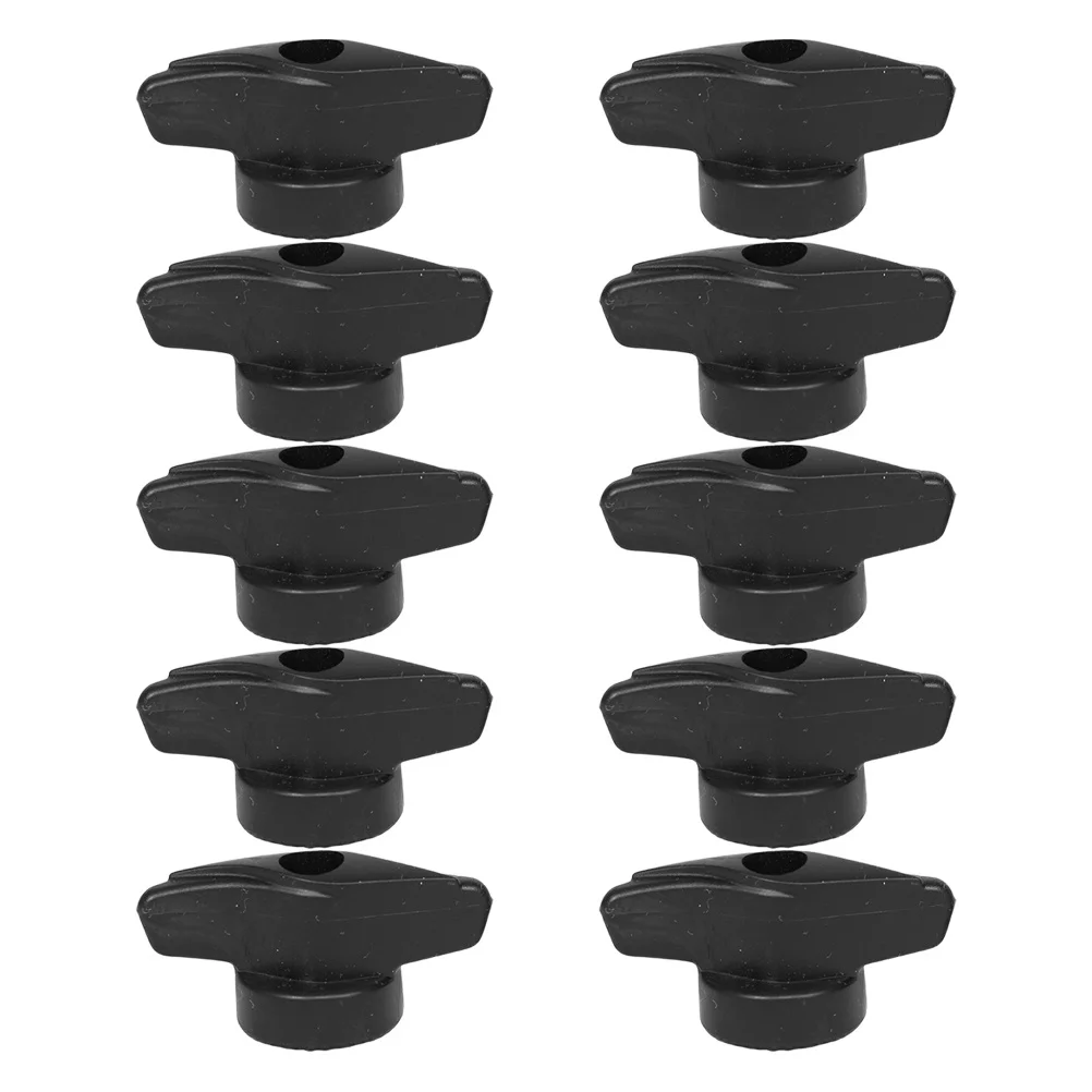 10 шт., пластиковые ручки для тарелок, гайки для тарелок для барабанной установки, запасные части, аксессуары для ударных инструментов, принадлежности для барабанов, музыкальный инструмент