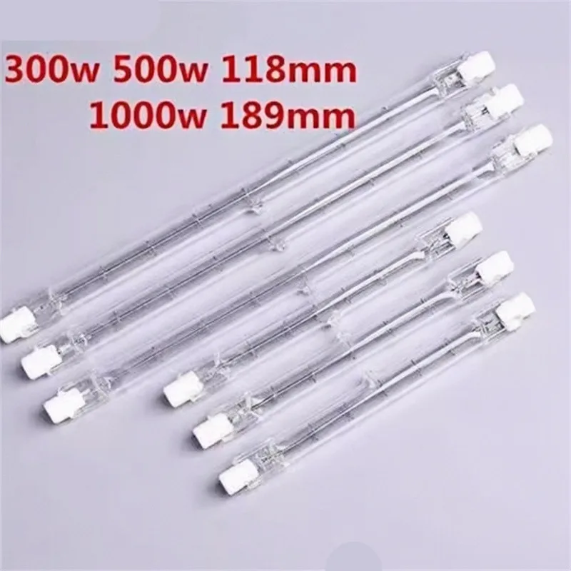 Bulk Pack J118 LED Glass Tube COB Light Bulbs High Power Corn Lamp 100W-1000W Halogen Replacement for Home Lighting - 5/10/50PCS