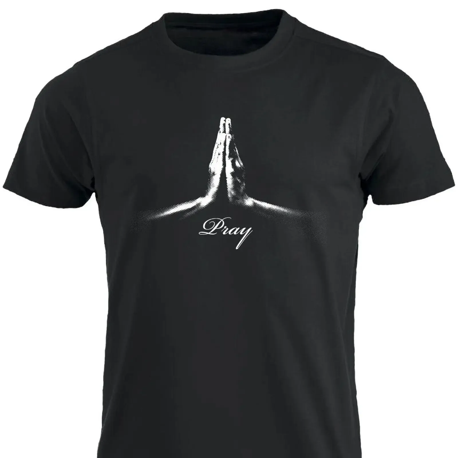 PRAY Praying Hand T Shirt Gebet Hände religiös christlich Geschenke zum Jesus vintage Washed Unisex designer clothes Versatile