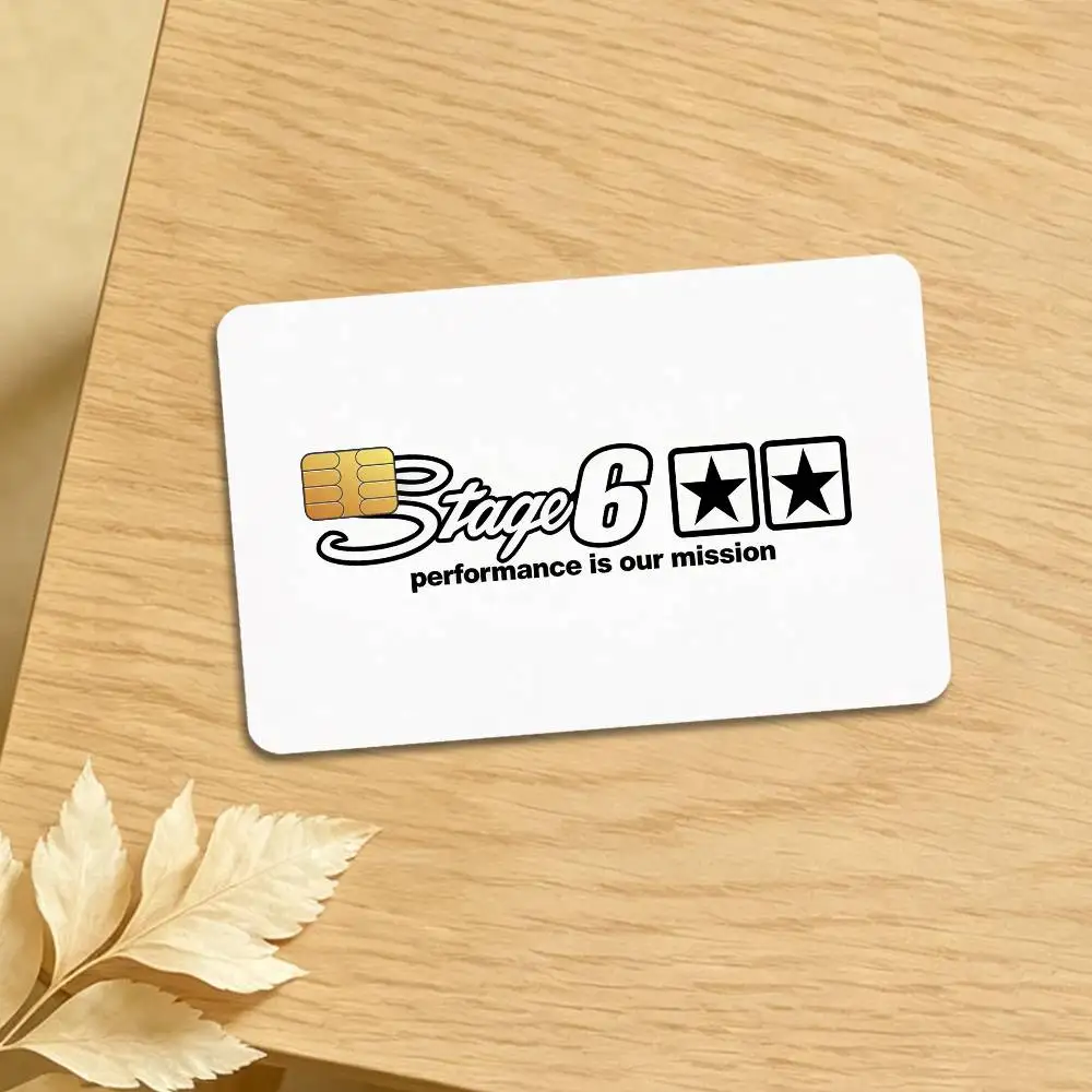Brand S-Stage6 Waterproof Anti-Scratch Card Skin Stickers 4Pcs Stylish Decor Covers for Credit & Debit Cards