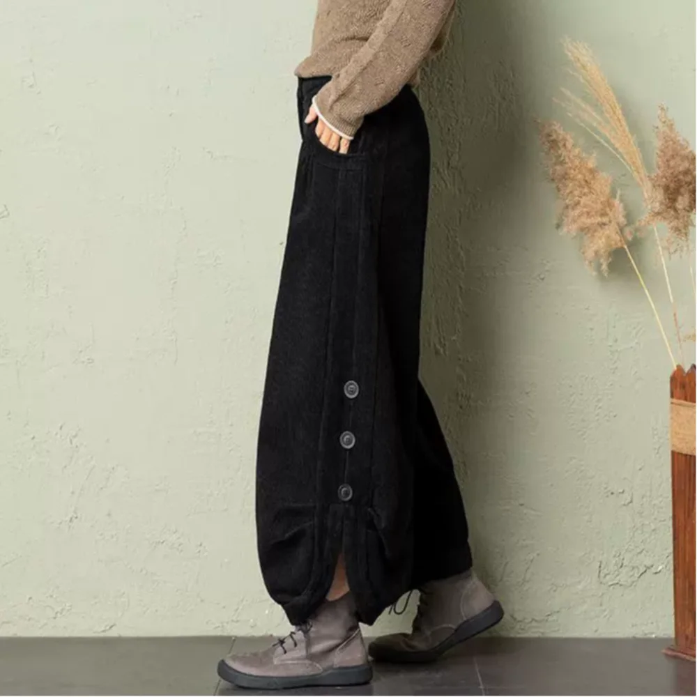 Harajuku نمط Y2K فتاة حار سروال قصير واسعة الساق الخريف/الشتاء النمط الأمريكي فتاة حار عالية الخصر السراويل فضفاضة ايمو #5