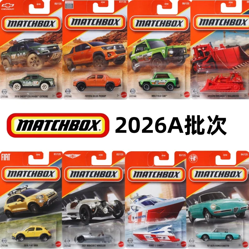 

New 26A Original Matchbox Car 1/64 Toyota Celica Honda Civic Type R Alfa Remeo Duetto Vehicle Model Toys For Boys Collection Toy