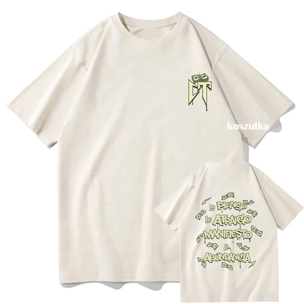 

Natanael Cano Amor Tumbado CT Lazy T-shirt Montana Men's and Women's Sweatshirt Summer Top Harajuku Short Sleeve T-shirt