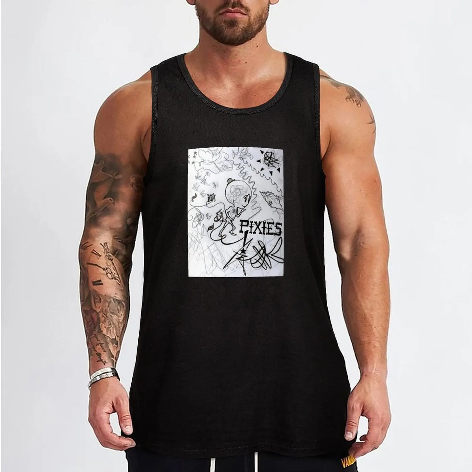 Pixie Tank Top Men sleeveless tee Sportswear for men bodybuilding for men sleeveless shirt man