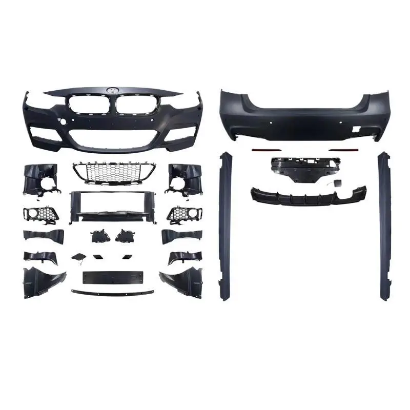 

Suitable for 12-19 3 Series Surrounded F30F35 Modified MT Large Surrounded Front Bar Rear Bar Side Skirt Kit