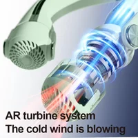 Ventilateur de cou portable Lenovo, ultra longue autonomie, refroidissement silencieux, vent puissant, ventilateur électrique sans pales, climatiseur d'extérieur 2026 4