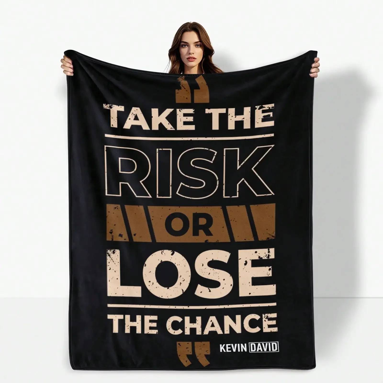 

Винтажное уютное одеяло с надувающими цитатами и смелыми приключениями, теплое и вдохновляющее домашнее декоративное одеяло 150x200 см