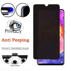 3D Privacy Screen Protectors For Samsung Galaxy A14 A24 5G 4G M14 A35 A55 A06 Glass For A16 A34 A54 A25 A15 A05 A05S M55 5G