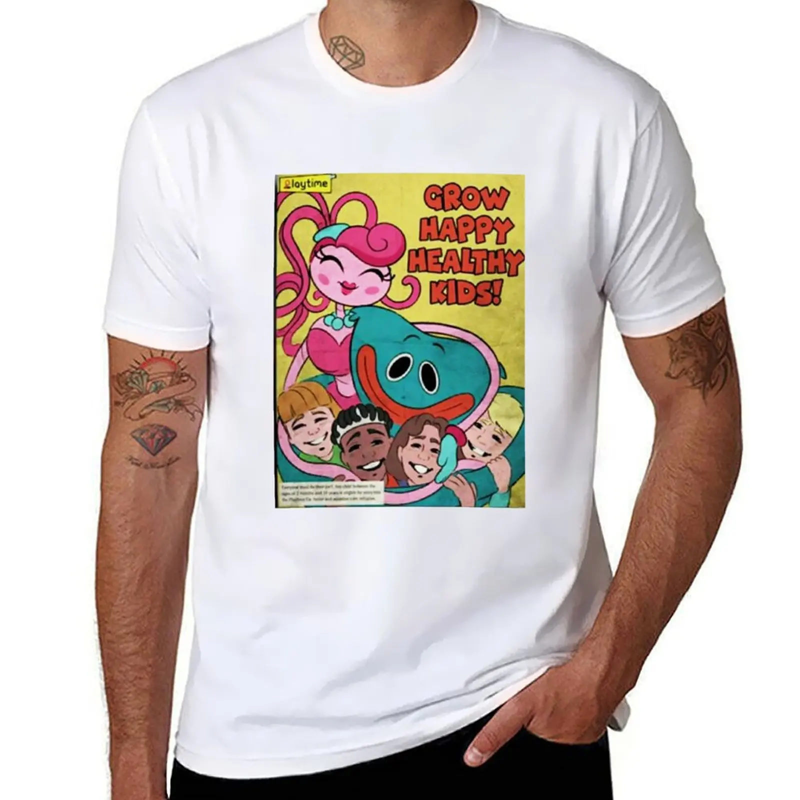 

Grow happy halty kids4 T-Shirt t shirts for man graphic tees t shirt personalised T-Shirt