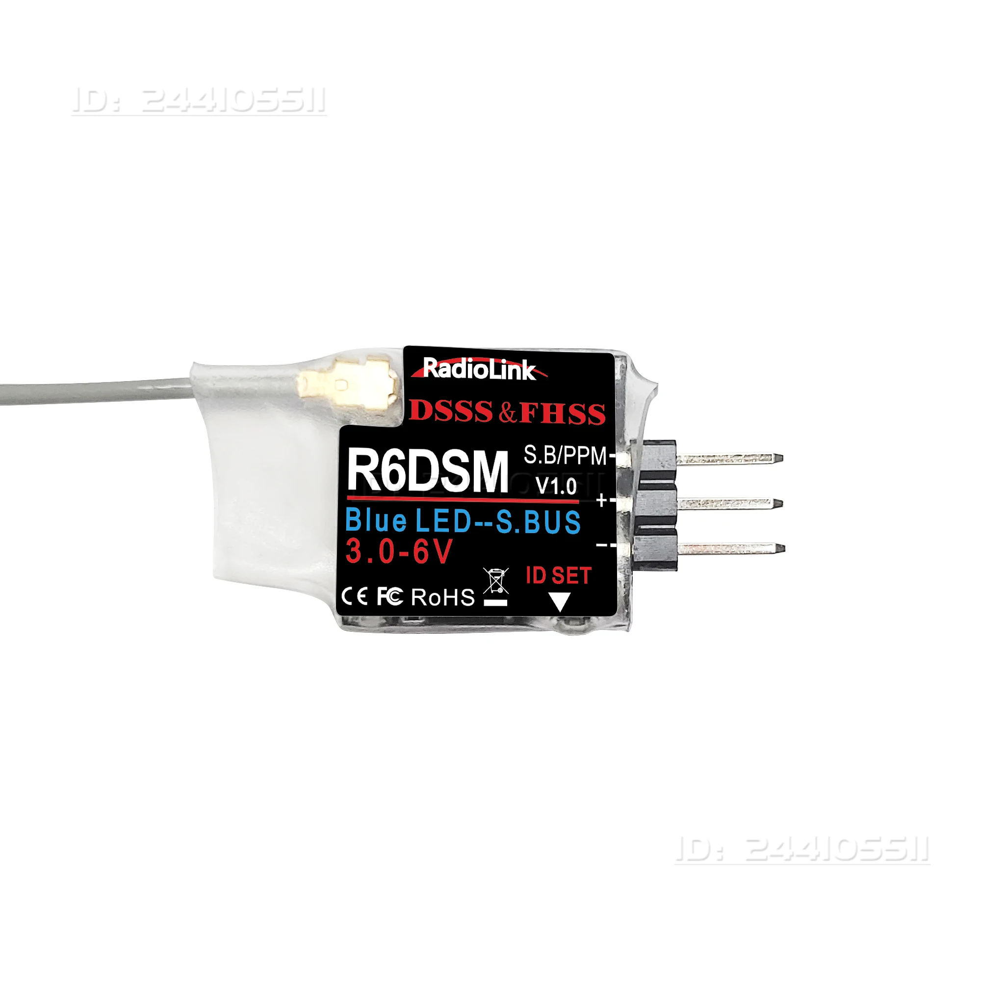 RadioLink R6DS R6DSM R9DS R12DS R12DSM R12DSE 6/9/10/12CH 2,4G Empfänger für AT10II/AT10/AT9S Pro/AT9S/AT9 RC Auto Roboter Drone