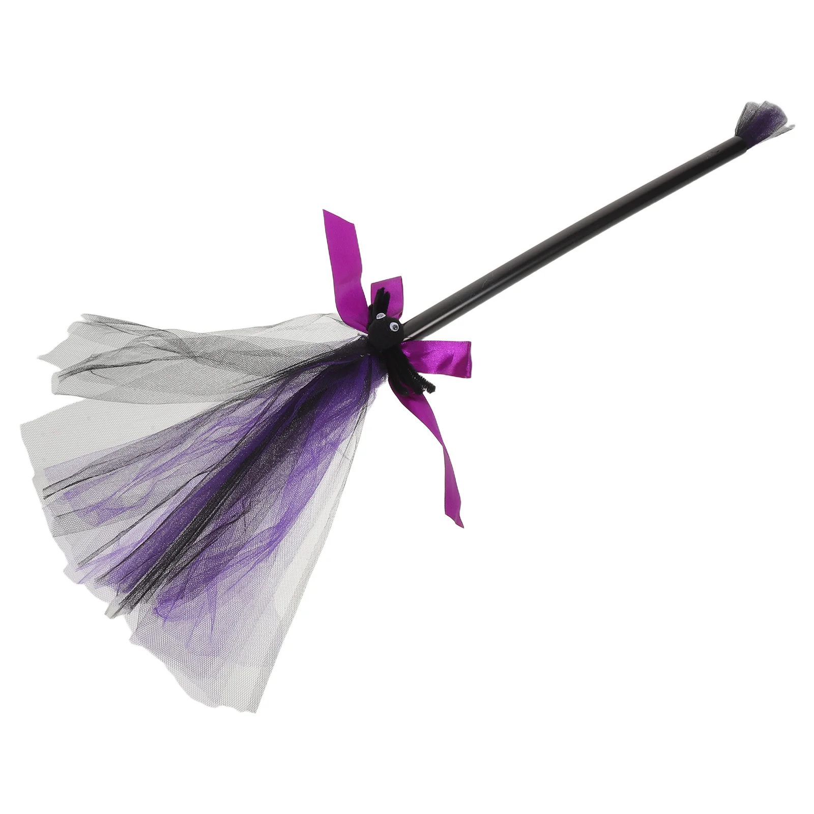 

Witch Broomstick Halloween Decoration Unique Design Lightweight Durable Realistic Look Enhances Party Interaction Indoor Outdoor