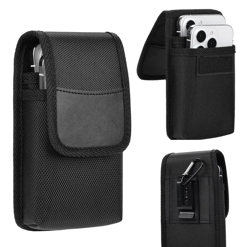 

Phone Cover For Itel RS4 S24 S23 Plus Leather Flip Case Pouch For ITEL S24 S18 P38 Pro P55T P55 P40 Plus RS4 Waist Two Layer Bag