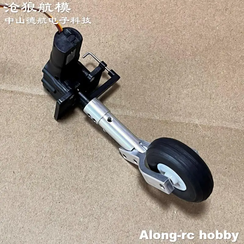 Carrello di atterraggio retrattile da 107g 92mm Ammortizzatore naso Principale LG Altezza 73mm per 1-2kg RC Aereo EDF Aereo Modello fai da te Pezzo di ricambio
