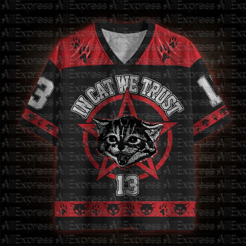 

2026 New Movie Sports Fashion Adult and Children's Short Sleeve V-neck Street Eye Clothing Gothic Style Horror Fans Gift