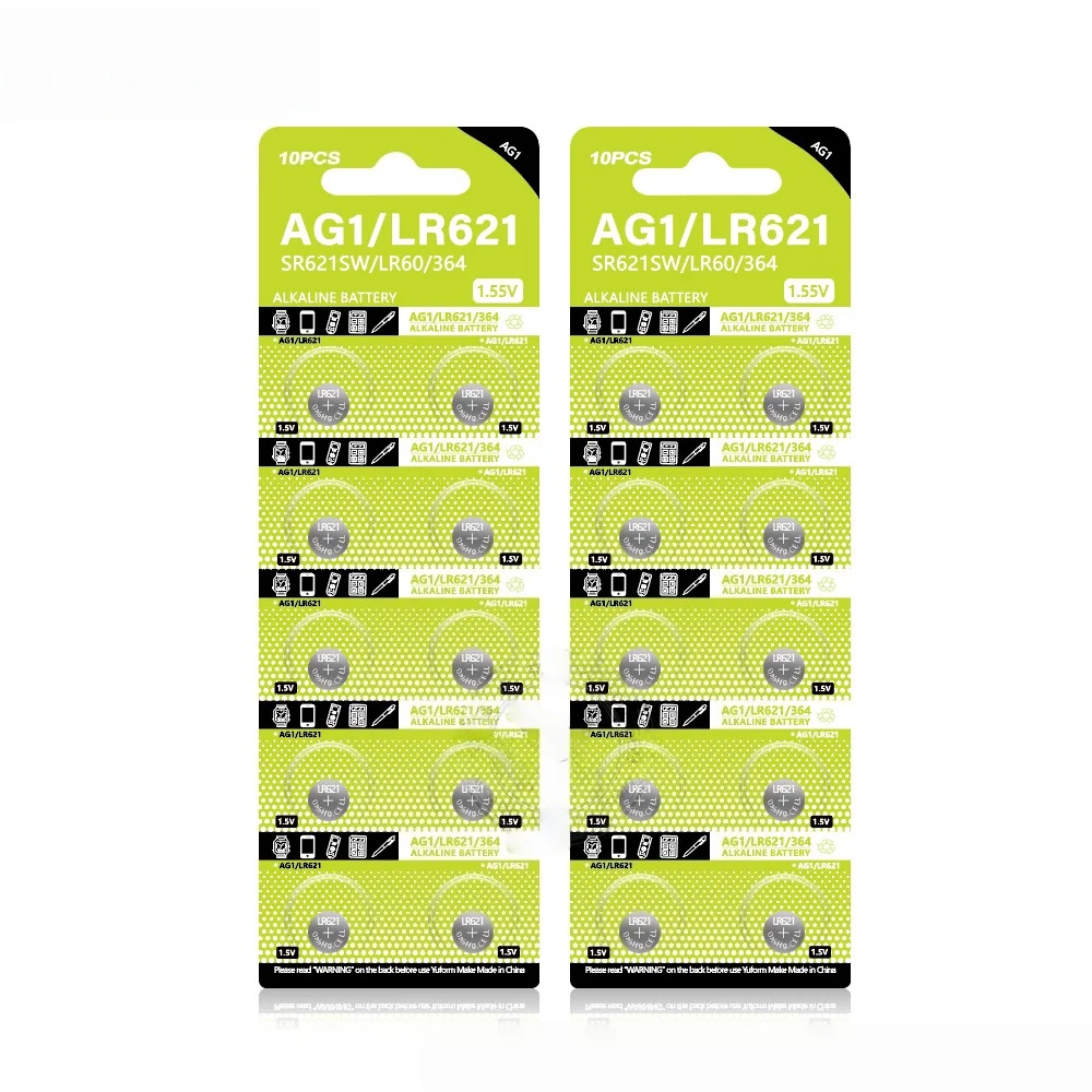 10Pcs AG4 Battery AG0 AG1 AG2 AG3 AG4 AG5 AG6 Button Cell Coin LR41 377 364 371 SR621SW Alkaline Battery For Clock Electronic
