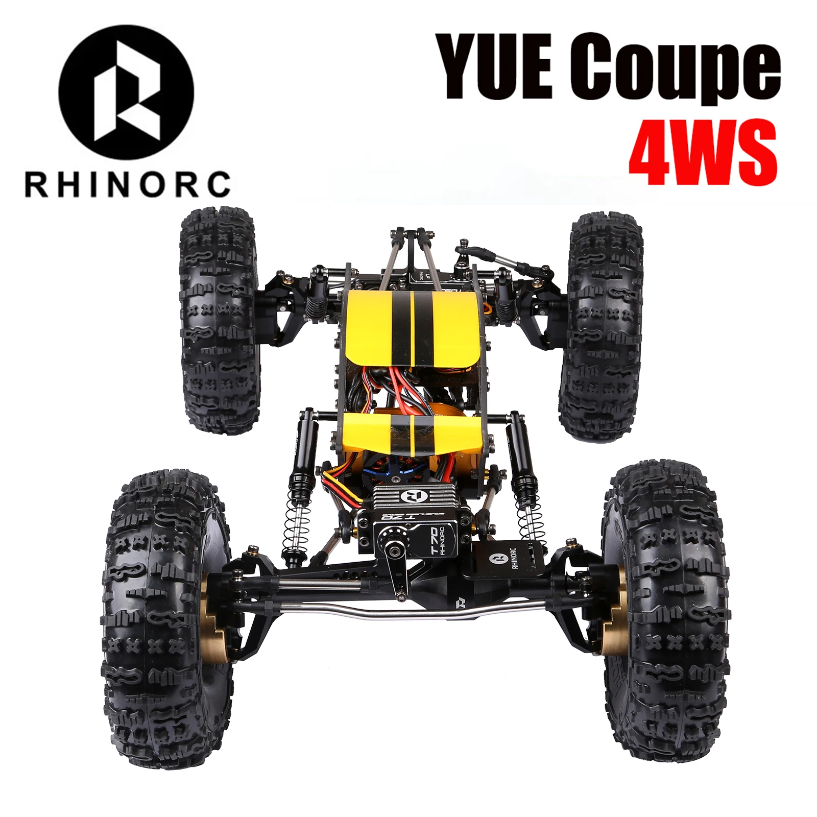 RhinoRC YUE Coupe 4WS 1/10 RC Brushless Electric Model Crawler Car