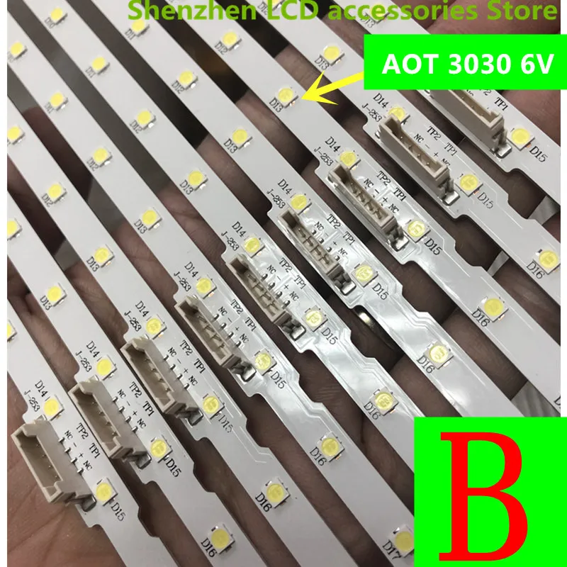 LED strip for Samsung UE43NU7095U UE43RU7170 UE43NU7020K UE43RU7105K UE43NU7100 43NU7100 UE43UN7020 V8N1-430SM0-R0 UE43RU7120
