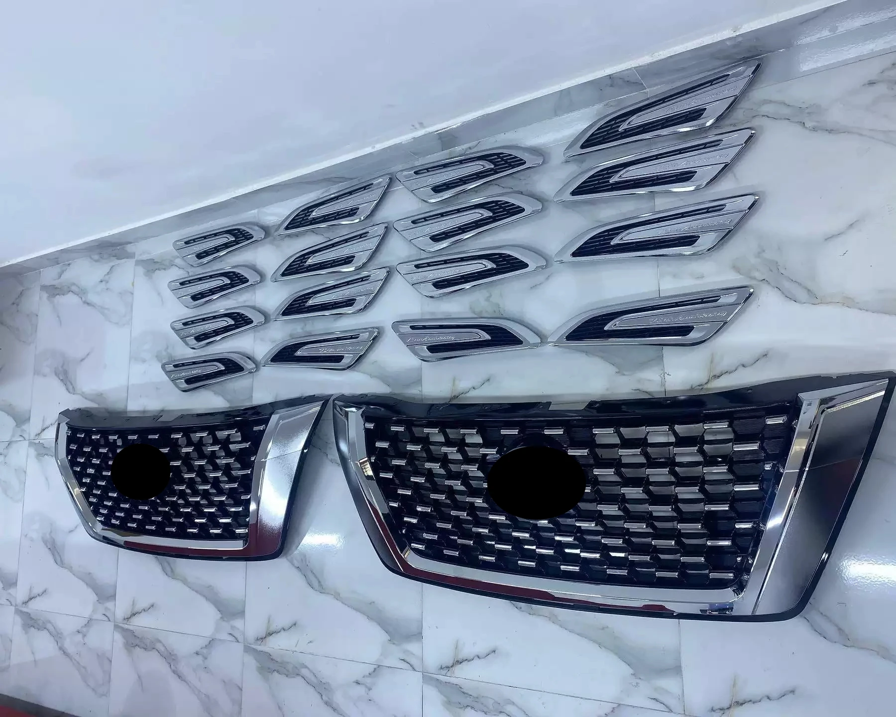 

Передний бампер для Nissan Patro Y62 2020-22, решетка радиатора, крыло, воздуховыпускное отверстие, автомобильные аксессуары