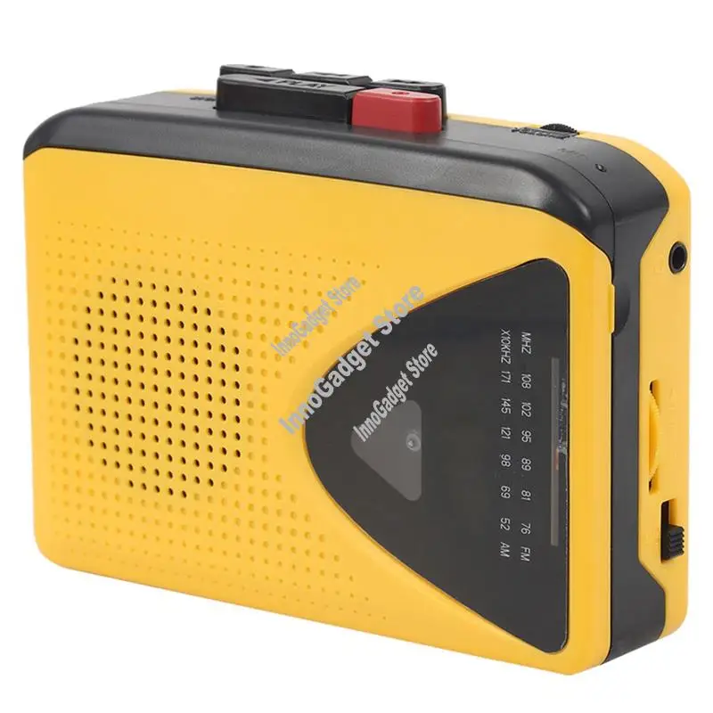 

Портативный AM/FM радиокассета музыкальный магнитофон трансляция радиомагнитофон с поддержкой громкоговорителя наушники 3,5 мм-A19R